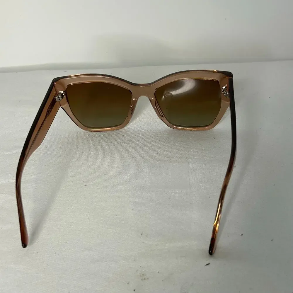 DIFF Eyewear Vivienne Sunglasses CFBGP Brown Gradient 56-18-140 w/ Case